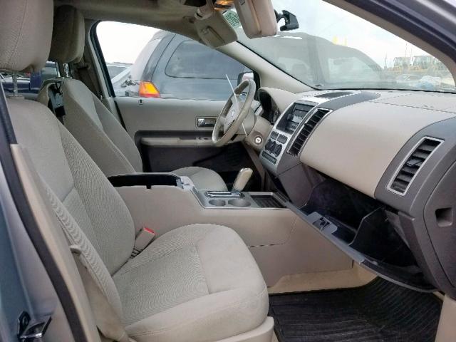 2FMDK48C67BA94293 - 2007 FORD EDGE SEL BEIGE photo 5