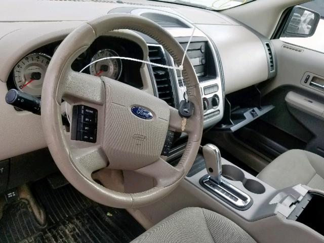 2FMDK48C67BA94293 - 2007 FORD EDGE SEL BEIGE photo 9