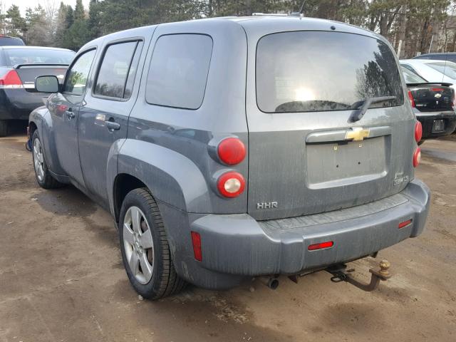 3GNCA13B49S626337 - 2009 CHEVROLET HHR LS Grafito foto 3