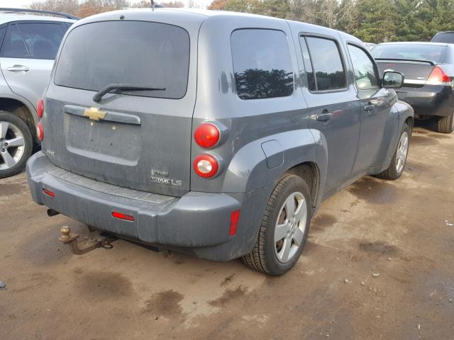 3GNCA13B49S626337 - 2009 CHEVROLET HHR LS Grafito foto 4