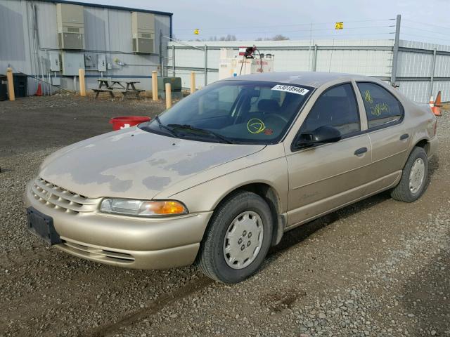 1P3EJ46C5XN576823 - 1999 PLYMOUTH BREEZE BAS GOLD photo 2