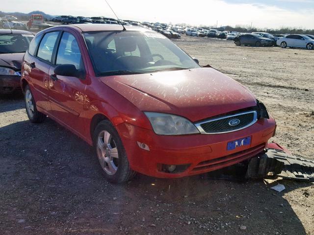 1FAFP37N47W169105 - 2007 FORD FOCUS ZX5 RED photo 1