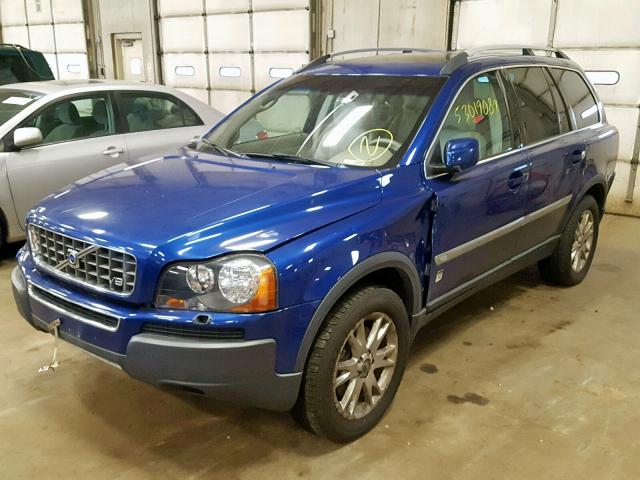 YV4CZ852261282752 - 2006 VOLVO XC90 V8 BLUE photo 2