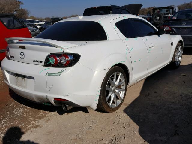 JM1FE17M490401347 - 2009 MAZDA RX8 WHITE photo 4