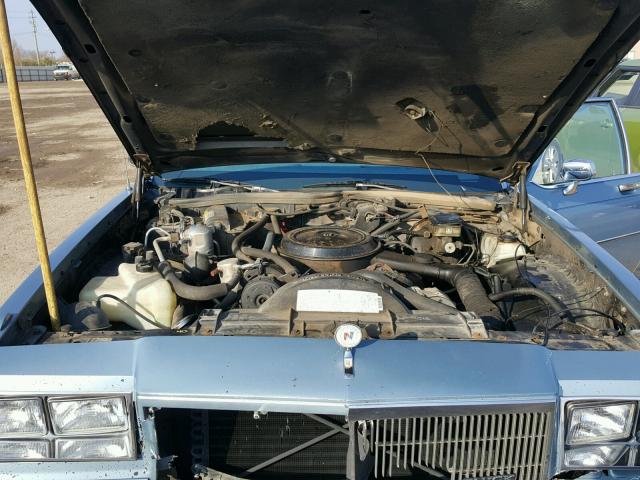 1G4BP69Y4FH850266 - 1985 BUICK LESABRE LI BLUE photo 7