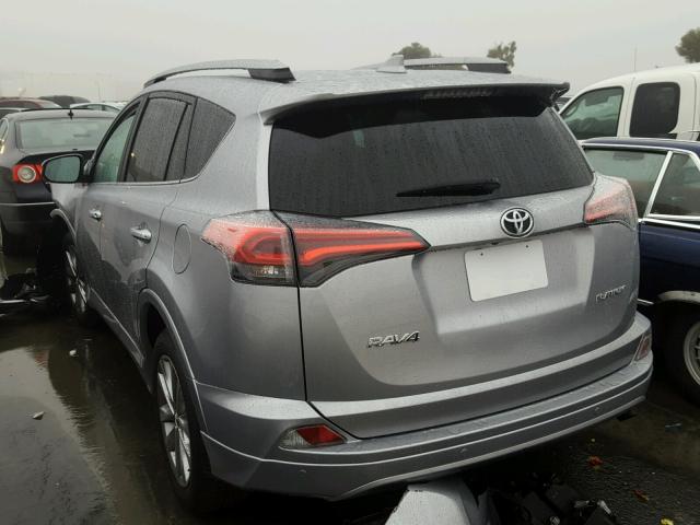 2T3YFREV7HW336035 - 2017 TOYOTA RAV4 LIMIT SILVER photo 3