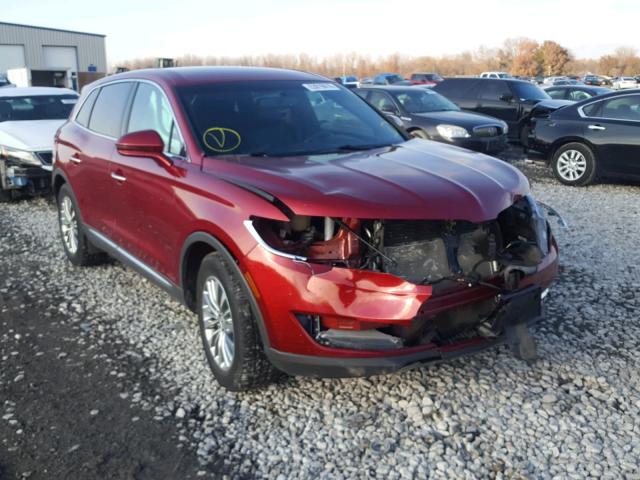 2LMTJ6KR9GBL24405 - 2016 LINCOLN MKX SELECT RED photo 1