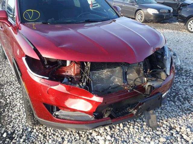 2LMTJ6KR9GBL24405 - 2016 LINCOLN MKX SELECT RED photo 9