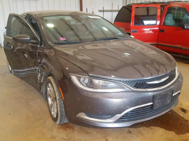 1C3CCCAB4FN601045 - 2015 CHRYSLER 200 LIMITE GRAY photo 1