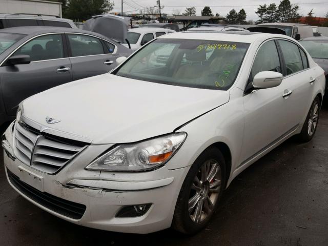 KMHGC46F19U065028 - 2009 HYUNDAI GENESIS 4. WHITE photo 2