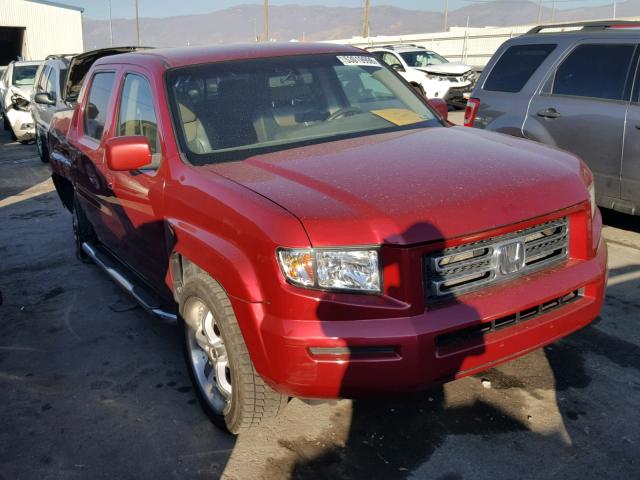 2HJYK16556H513332 - 2006 HONDA RIDGELINE MAROON photo 1