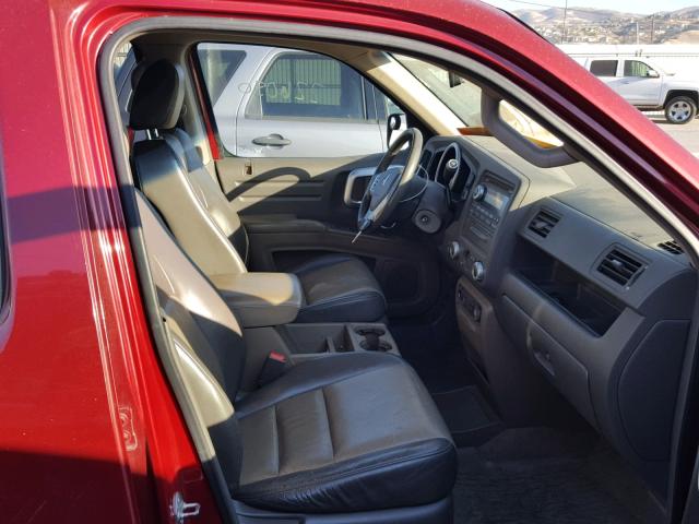 2HJYK16556H513332 - 2006 HONDA RIDGELINE MAROON photo 5