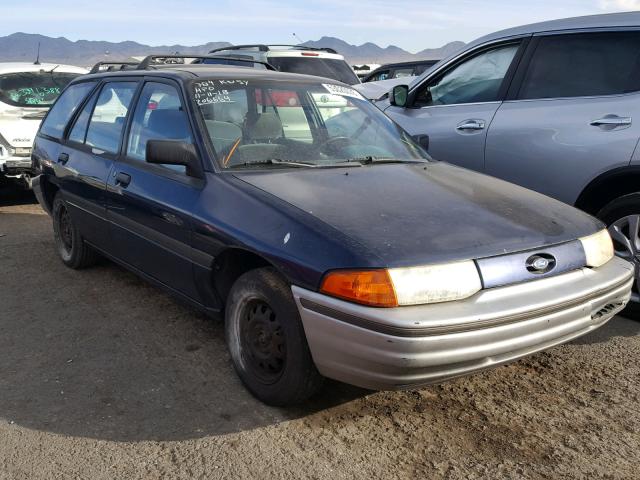 1FAPP15J3MW375570 - 1991 FORD ESCORT LX BLUE photo 1