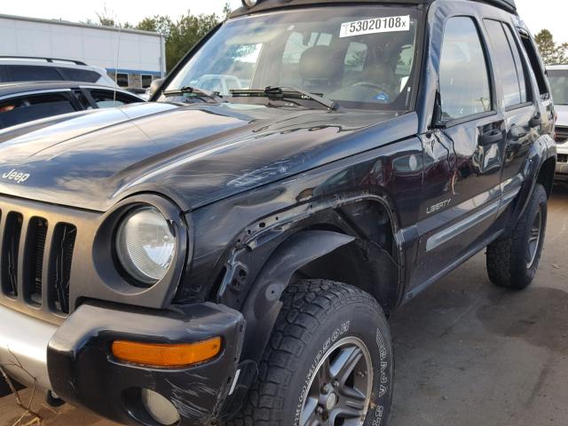 1J4GL38K24W292485 - 2004 JEEP LIBERTY RE BLACK photo 9