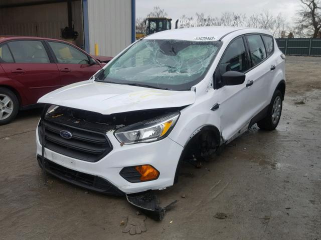 1FMCU0F78HUE43387 - 2017 FORD ESCAPE S WHITE photo 2