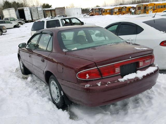 2G4WS52J421165995 - 2002 BUICK CENTURY CU MAROON photo 3