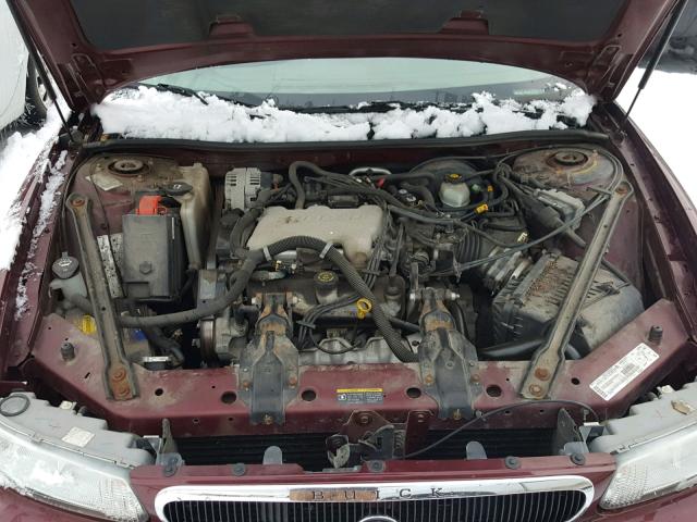 2G4WS52J421165995 - 2002 BUICK CENTURY CU MAROON photo 7