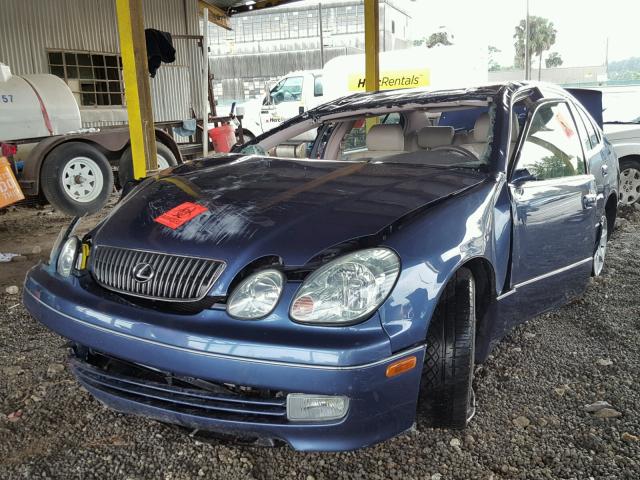 JT8BD69SX30182779 - 2003 LEXUS GS 300 BLUE photo 2