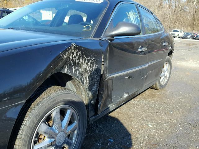 2G4WD582461246415 - 2006 BUICK LACROSSE C BLACK photo 9