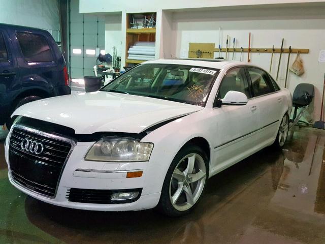 WAUMV94EX9N007998 - 2009 AUDI A8 L QUATT WHITE photo 2