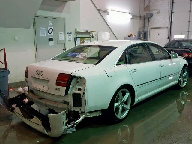 WAUMV94EX9N007998 - 2009 AUDI A8 L QUATT WHITE photo 4