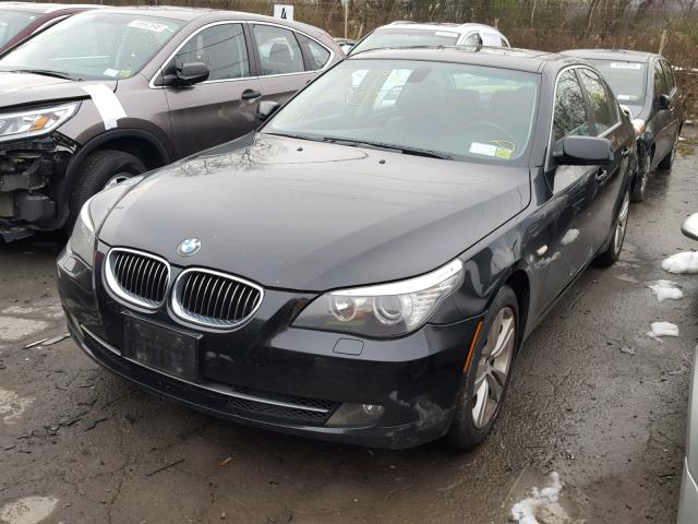 WBANV13549C153221 - 2009 BMW 528 XI BLACK photo 2