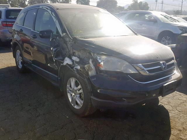 JHLRE3H73AC000783 - 2010 HONDA CR-V EXL BLACK photo 1