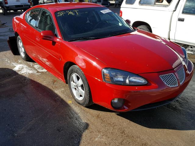 2G2WP552X61239196 - 2006 PONTIAC GRAND PRIX RED photo 1