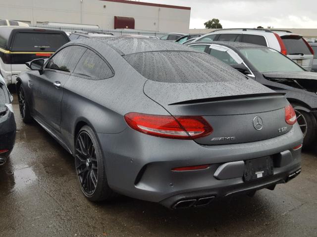 WDDWJ8HB3HF479511 - 2017 MERCEDES-BENZ C 63 AMG-S GRAY photo 3