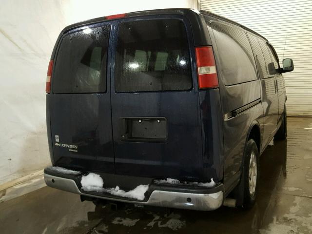 1GNSGCF49D1159199 - 2013 CHEVROLET EXPRESS G1 BLUE photo 4