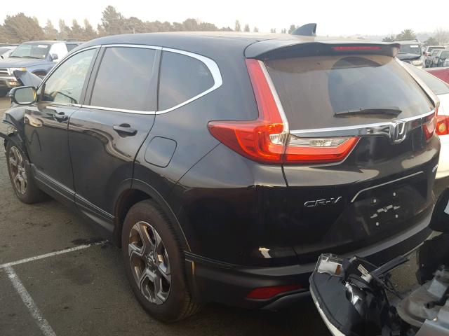 2HKRW2H83HH652346 - 2017 HONDA CR-V EXL BLACK photo 3