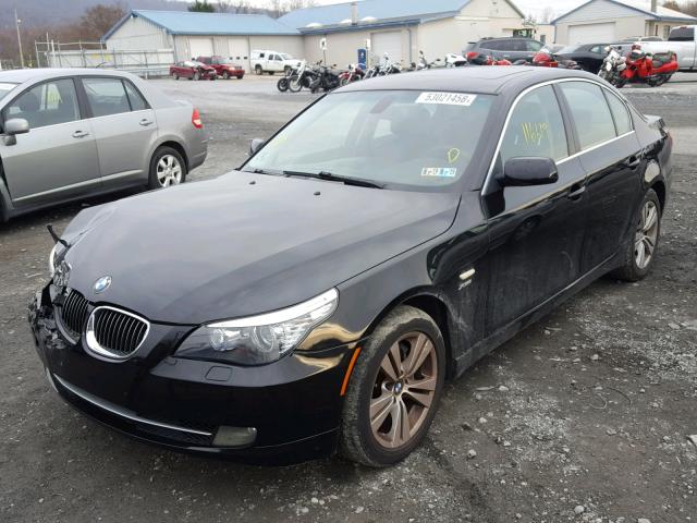 WBANV13589C152668 - 2009 BMW 528 XI BLACK photo 2