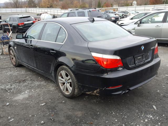 WBANV13589C152668 - 2009 BMW 528 XI BLACK photo 3