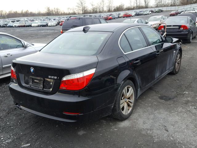 WBANV13589C152668 - 2009 BMW 528 XI BLACK photo 4