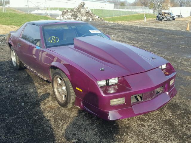 1G1FP23E6NL124569 - 1992 CHEVROLET CAMARO RS PURPLE photo 1