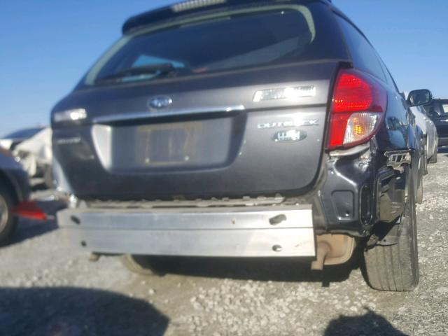 4S4BP86C484335007 - 2008 SUBARU OUTBACK 3. BLUE photo 9