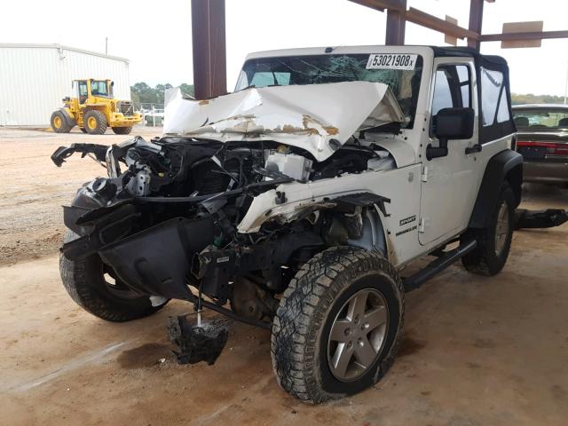 1J4AA2D11AL175299 - 2010 JEEP WRANGLER S WHITE photo 2