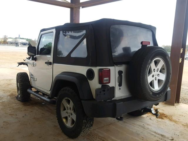 1J4AA2D11AL175299 - 2010 JEEP WRANGLER S WHITE photo 3