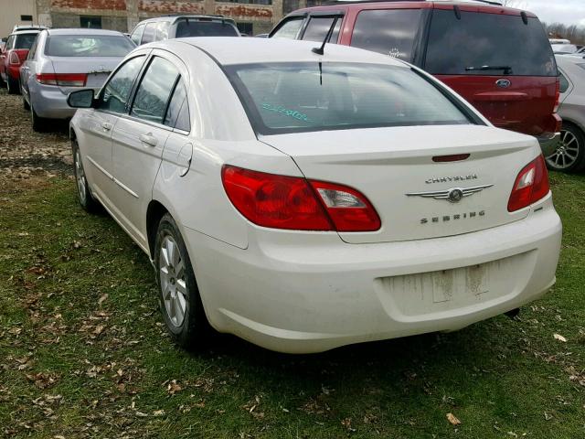 1C3CC4FB7AN169316 - 2010 CHRYSLER SEBRING TO WHITE photo 3