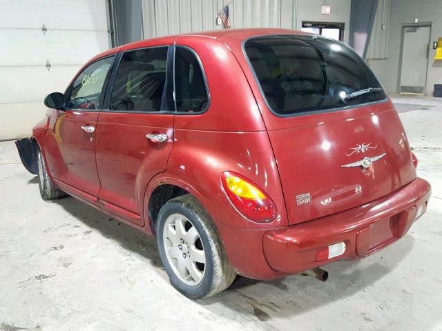 3C4FY58B34T343870 - 2004 CHRYSLER PT CRUISER RED photo 3