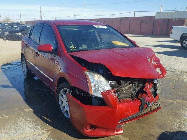 3N1AB6AP7CL750695 - 2012 NISSAN SENTRA 2.0 RED photo 1