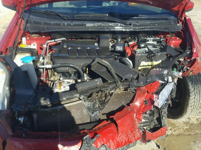 3N1AB6AP7CL750695 - 2012 NISSAN SENTRA 2.0 RED photo 7