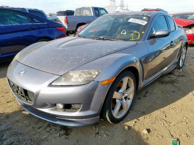 JM1FE173040124437 - 2004 MAZDA RX8 SILVER photo 2