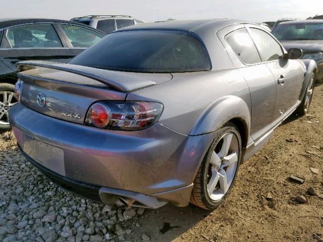 JM1FE173040124437 - 2004 MAZDA RX8 SILVER photo 4