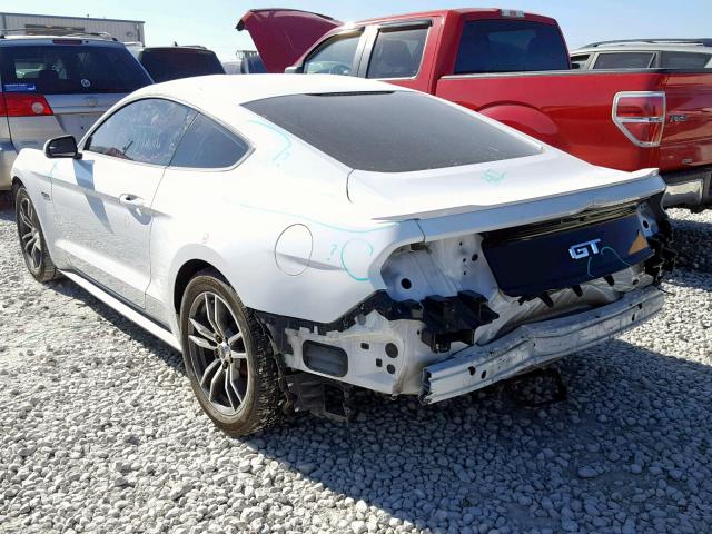 1FA6P8CF7H5252742 - 2017 FORD MUSTANG GT WHITE photo 3