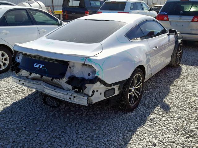 1FA6P8CF7H5252742 - 2017 FORD MUSTANG GT WHITE photo 4