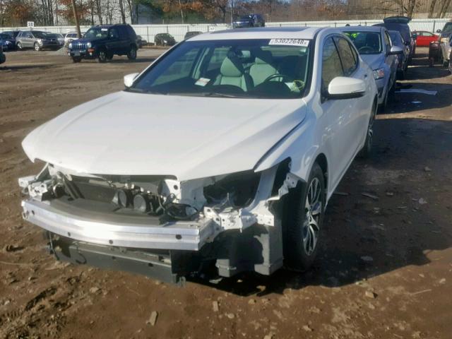 19UUB1F33FA025188 - 2015 ACURA TLX WHITE photo 2