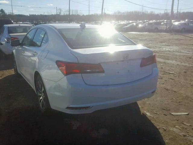 19UUB1F33FA025188 - 2015 ACURA TLX WHITE photo 3