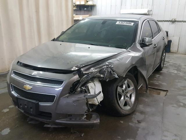 1G1ZC5EB0A4128876 - 2010 CHEVROLET MALIBU 1LT BROWN photo 2
