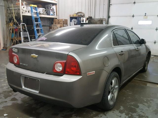 1G1ZC5EB0A4128876 - 2010 CHEVROLET MALIBU 1LT BROWN photo 4